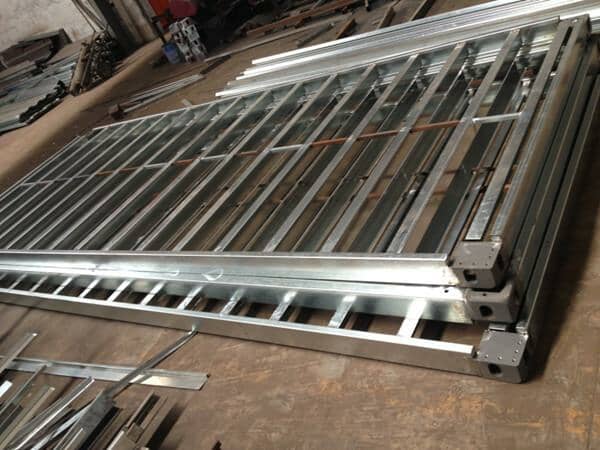 打包箱房底部框架设计图