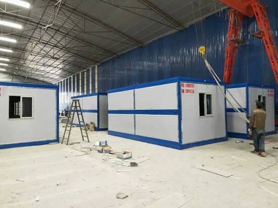 折叠箱房后面图