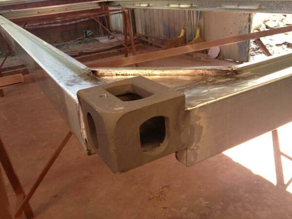 顶部框架焊接图