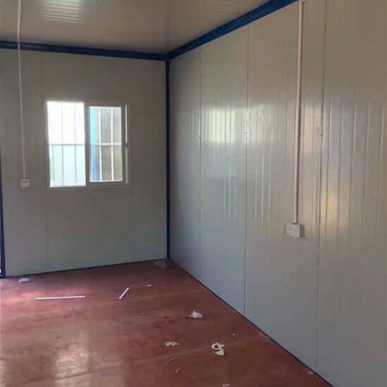 住人集装箱房室内墙面与地板图