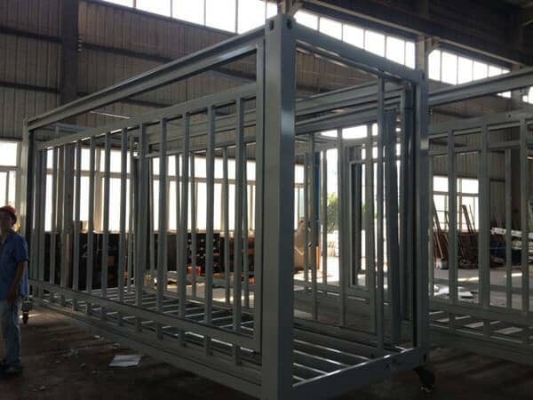 焊接成型的框架图