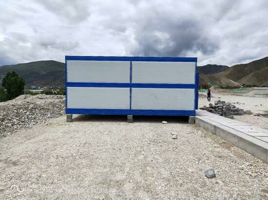 折叠集装箱房6米面图