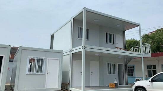 外置走廊拆装式集装箱活动房图