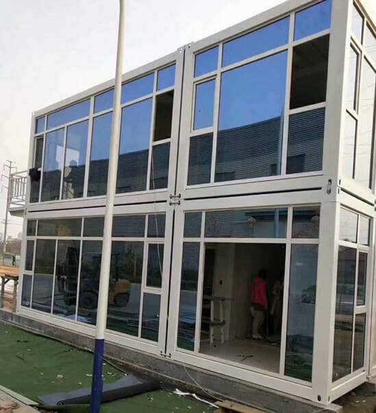 打包箱房幕墙玻璃窗户图