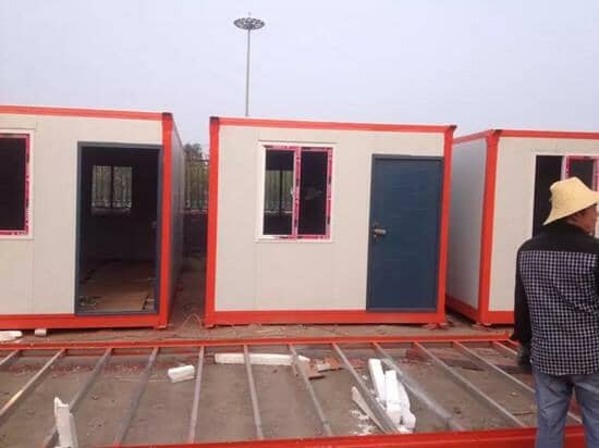 住人集装箱活动房正面图