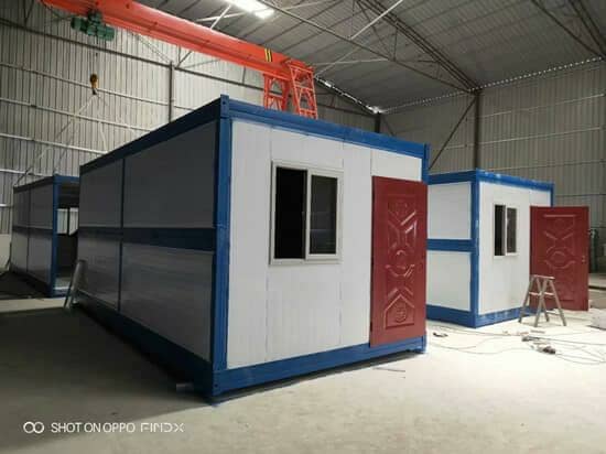 折叠箱房正面图