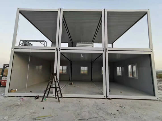 上下各3间拼装式集装箱活动房