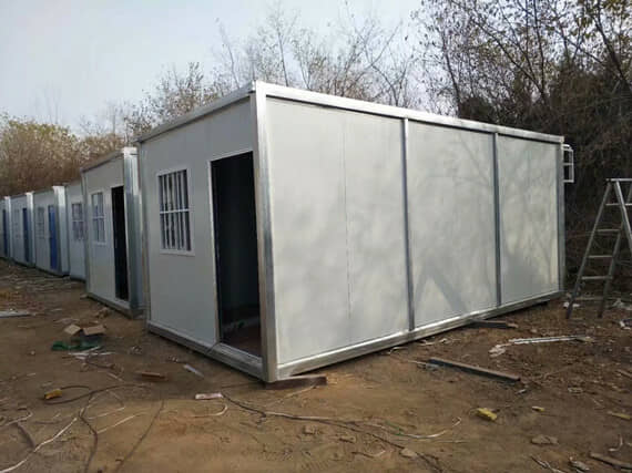 3米面开门的住人集装箱活动房图