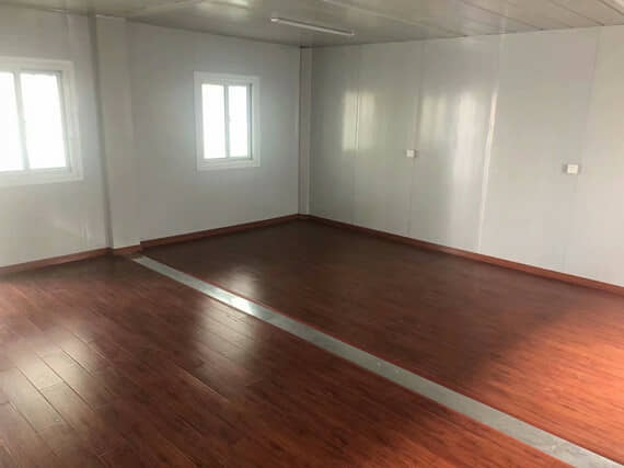 打包式集装箱活动房室内办公室图片