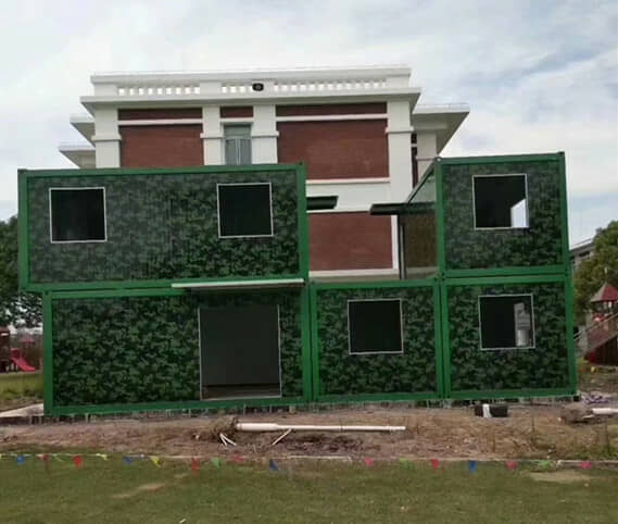 3m*6m迷彩色集装箱活动房