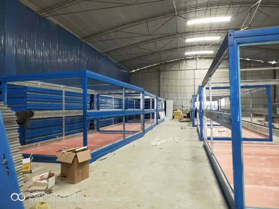 折叠箱房防火地板图