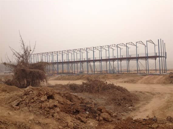 彩钢活动房钢骨架图