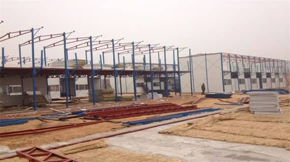 工地彩钢活动房屋图