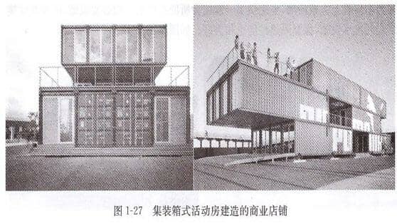 集装箱式活动房的商业店铺图