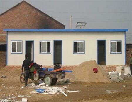 60平米彩钢活动房正面图