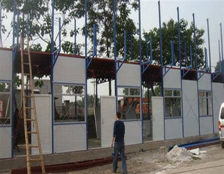 K式雅致活动房拆装过程图