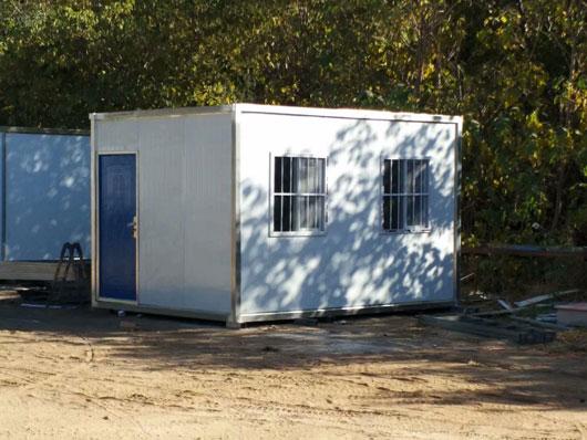 12平方米的集装箱活动房侧面图