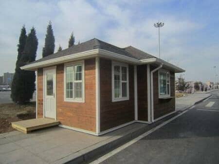 15平金属雕花板活动房图片