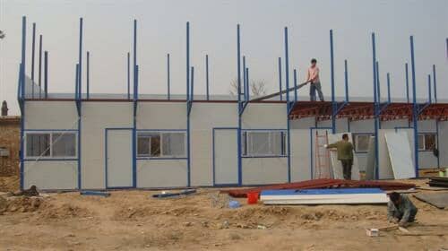 安装二手活动房图