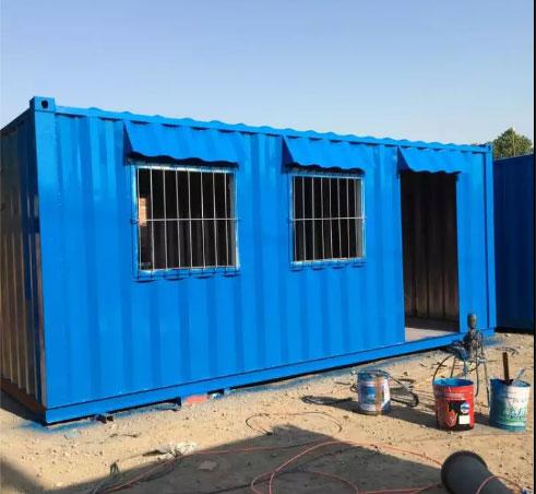 焊接式瓦楞集装箱活动房图