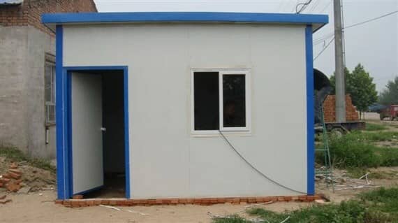 焊接拉铆钉式10平方活动板房图