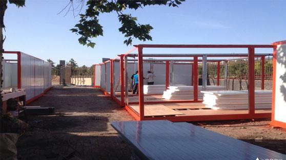 箱式活动房框架图