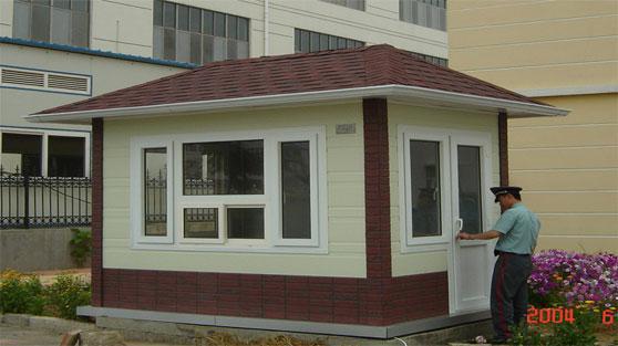 金属雕花板搭建活动房别墅图