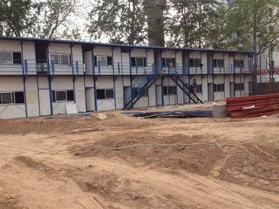 工地二层活动房图