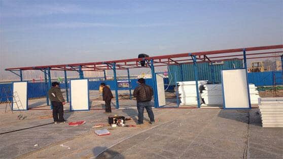 K式活动板房安装的步骤