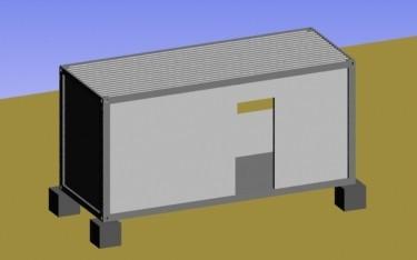 打包箱房外貌图