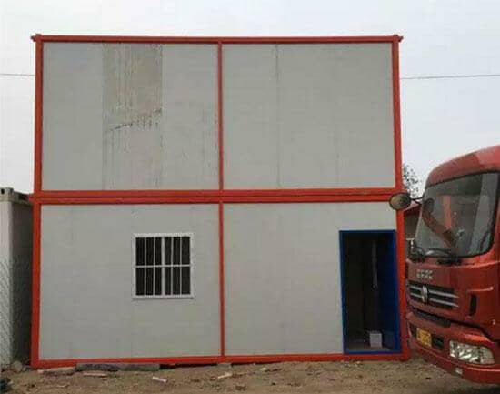 二层住人集装箱活动房图