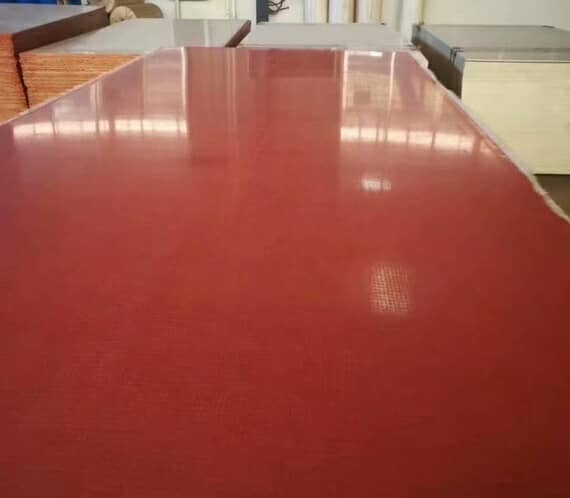 枣红色的釉面集装箱活动房防火地板图