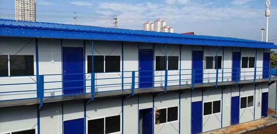 两层组合式活动板房图