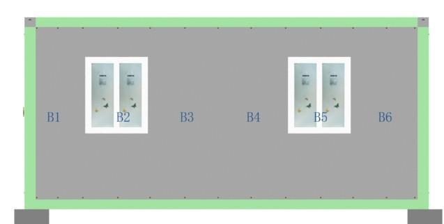 打包箱房6米面开窗户图