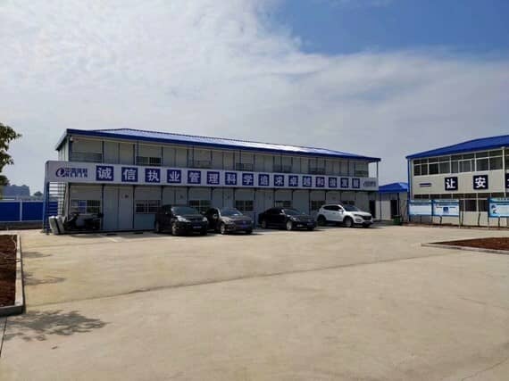 封闭式走廊活动板房图