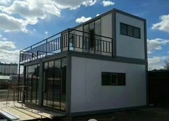 两层住人集装箱房图