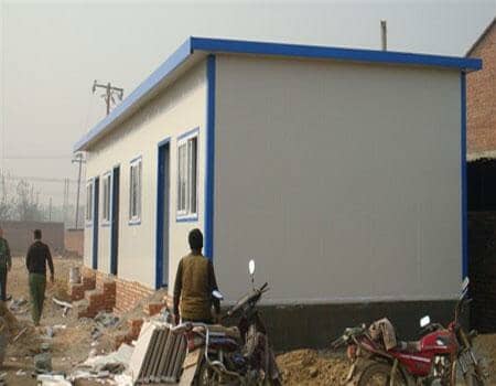 彩钢活动房侧面图