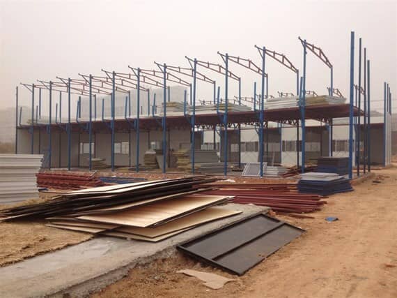 K式活动板房框架图