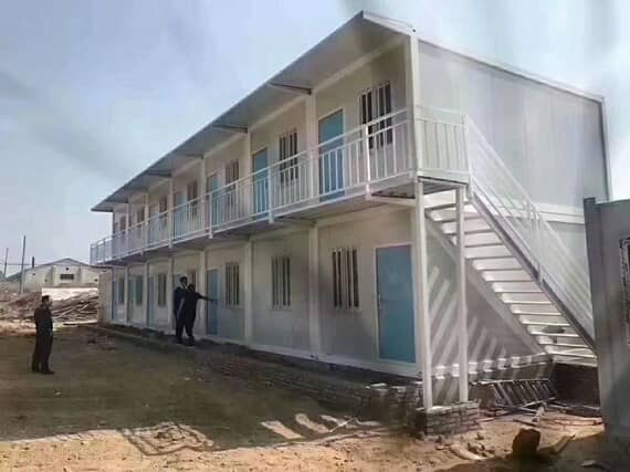 双层住人集装箱房图