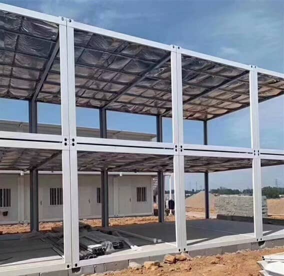 住人集装箱房框架图