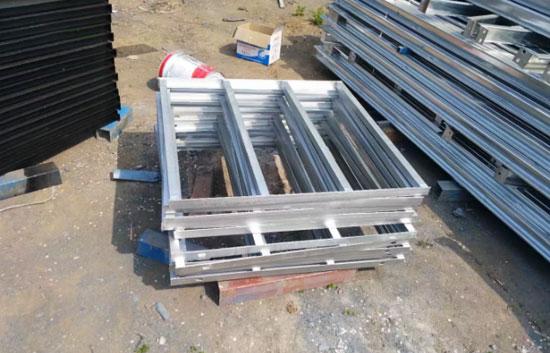 活动房钢骨架镀锌护栏图