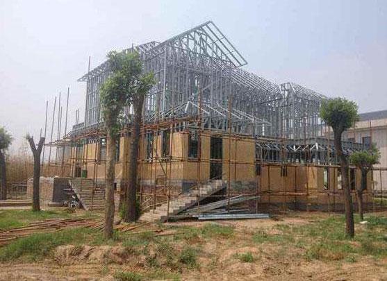 金属雕花板活动房图