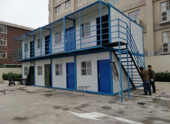 二层集装箱式活动房图