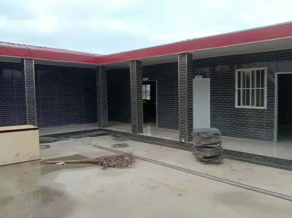 砖纹式单层活动板房图