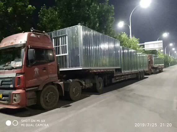 焊接式住人集装箱房图