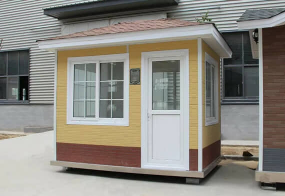 金属雕花板活动板房图