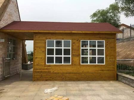 防腐木活动房图片