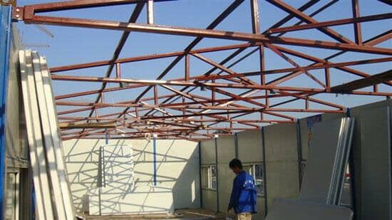 活动板房拆除隔断板图