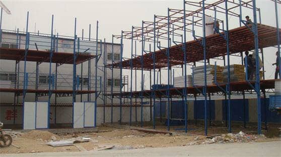 三层K式活动房框架结构图