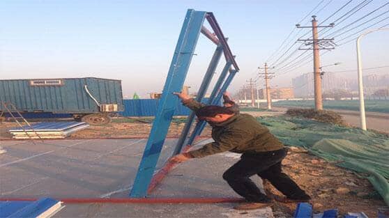 K式活动板房安装的步骤